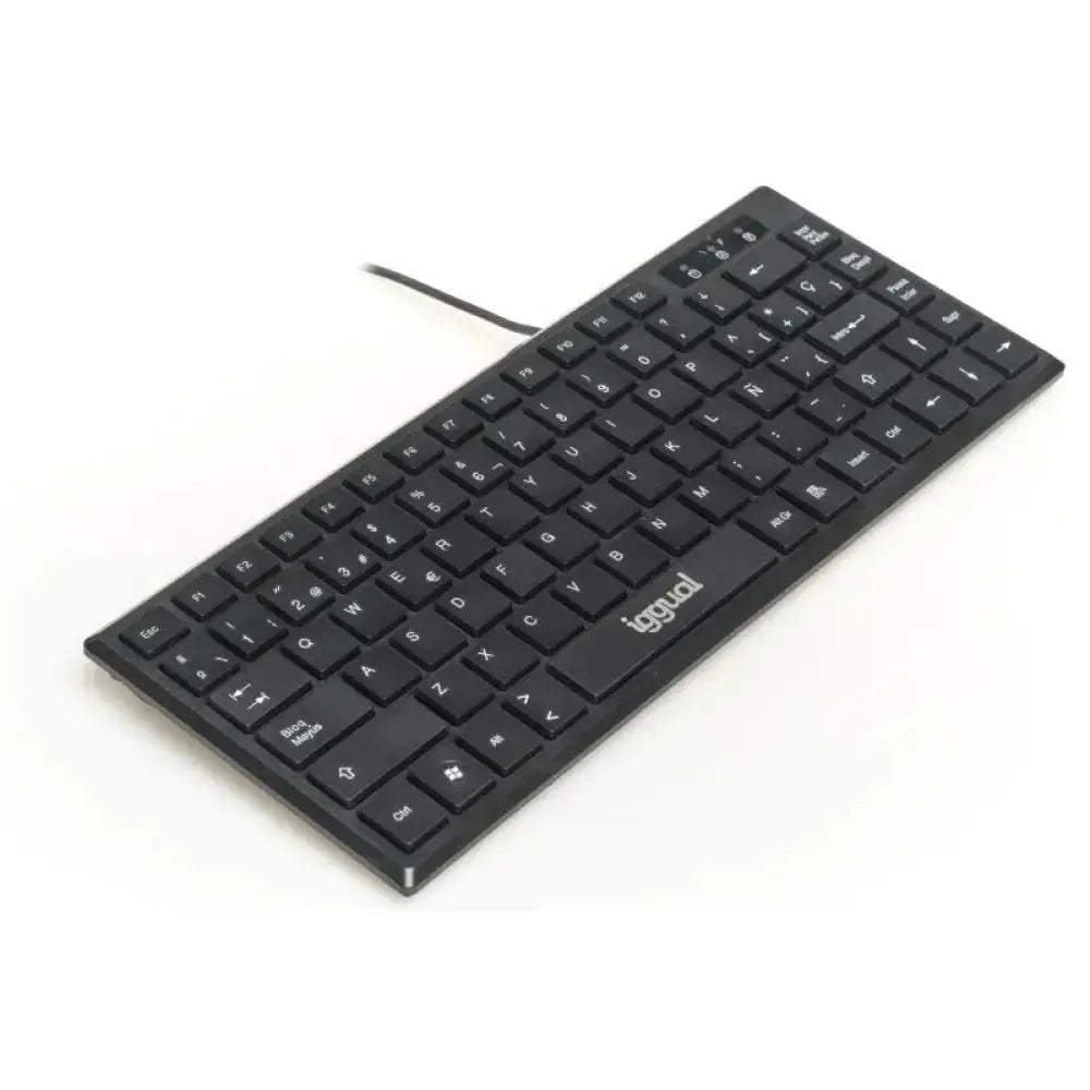 iggual Teclado USB compacto TKL Slim TKL-USB negro - detalle