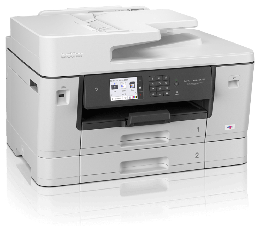 IMPRESORA BROTHER MFCJ6940DW MULTIFUNCION TINTA COLOR WIFI DUPLEX - detalle