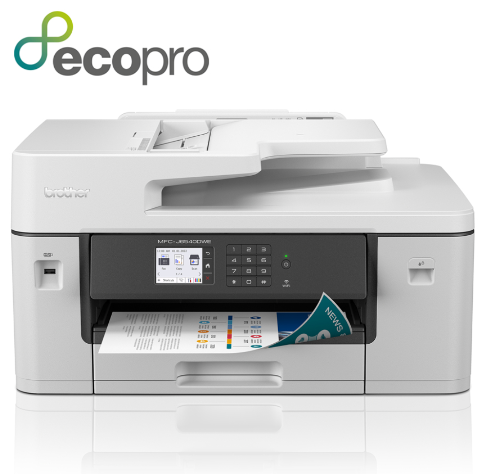 IMPRESORA BROTHER MULTIFUNCION A3 MFC-J6540DWE WIFI/ FAX/ DUPLEX/ BLANCA