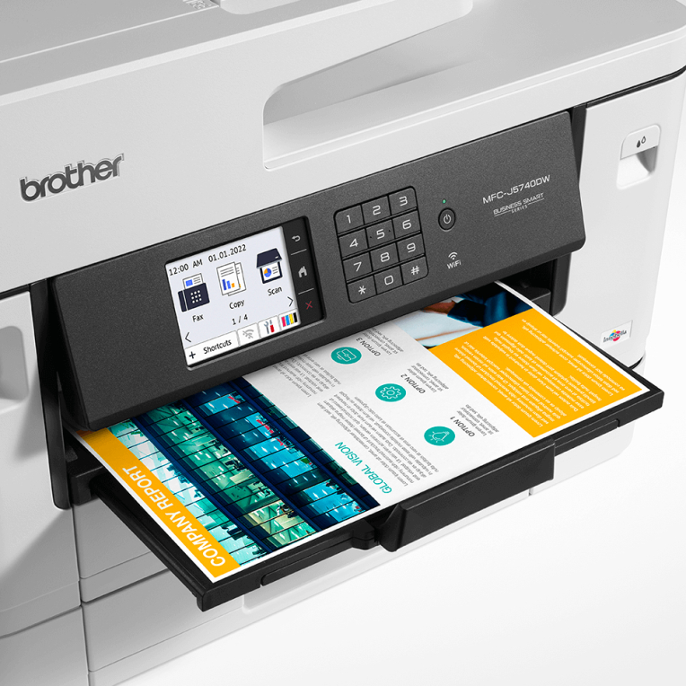 IMPRESORA BROTHER MULTIFUNCION TINTA A4/A3 WIFI DUPLEX - detalle