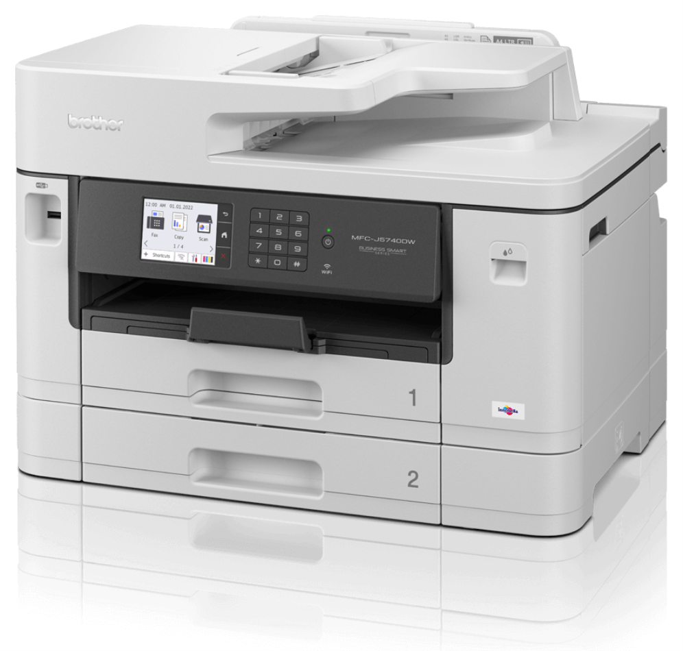IMPRESORA BROTHER MULTIFUNCION TINTA A4/A3 WIFI DUPLEX - detalle