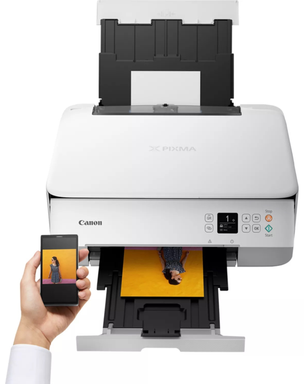 IMPRESORA CANON PIXMA TS5351I WIFI DUPLEX BLANCA - detalle