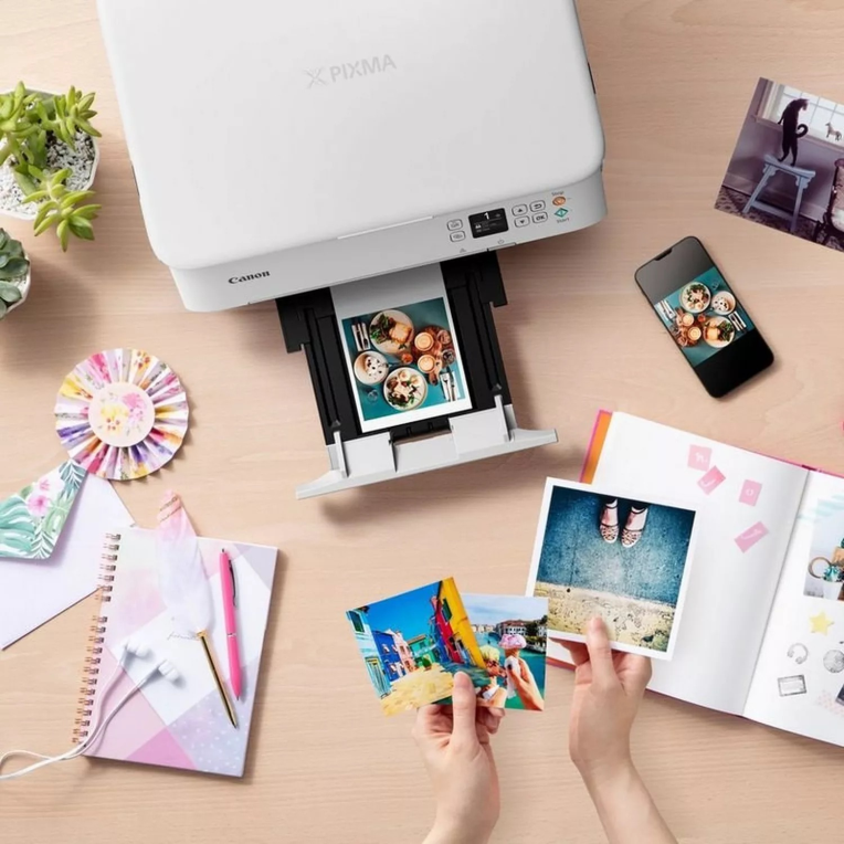 IMPRESORA CANON PIXMA TS5351I WIFI DUPLEX BLANCA - detalle
