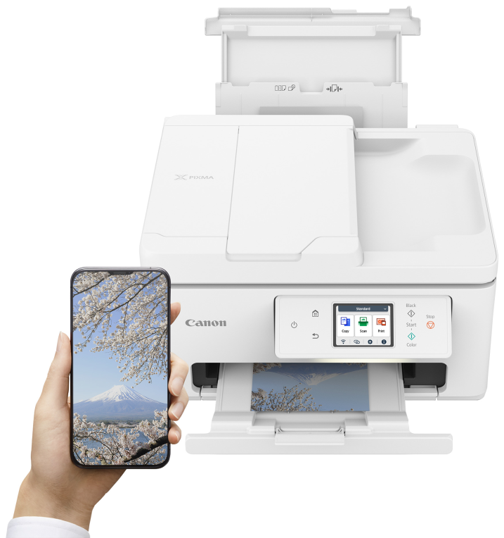 IMPRESORA CANON PIXMA TS7750I MULTIFUNCION 15 PPM WIFI USB BLANCA - detalle