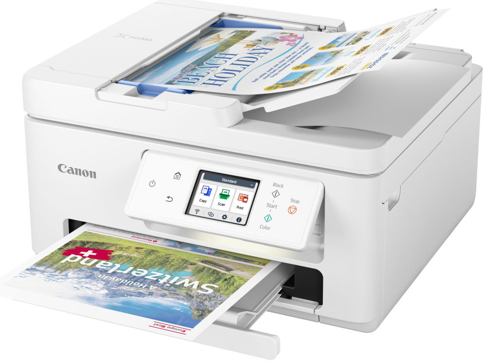 IMPRESORA CANON PIXMA TS7750I MULTIFUNCION 15 PPM WIFI USB BLANCA - detalle