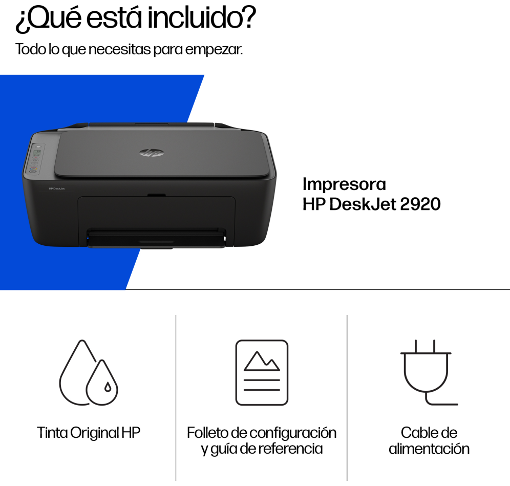 IMPRESORA HP 2920 MULTIFUNCION INJET DESKJET - detalle
