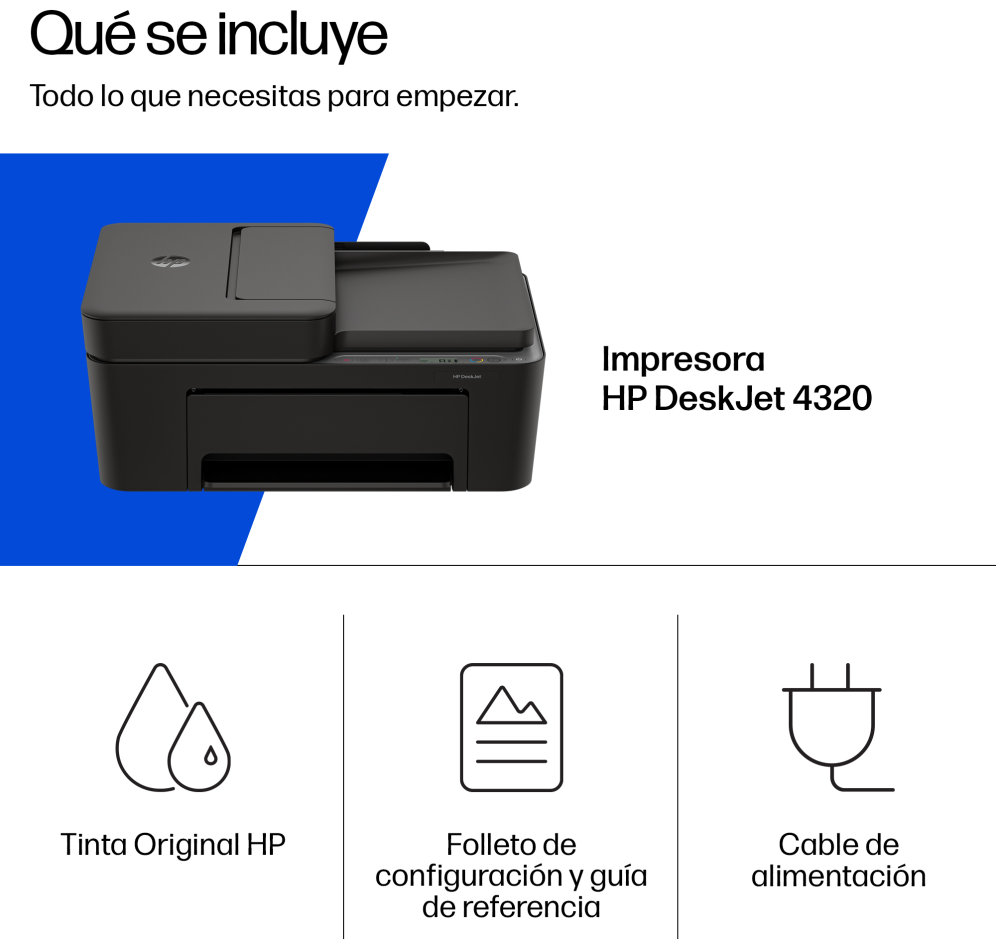 IMPRESORA HP 4320 MULTIFUNCION INKJET DESKJET - detalle