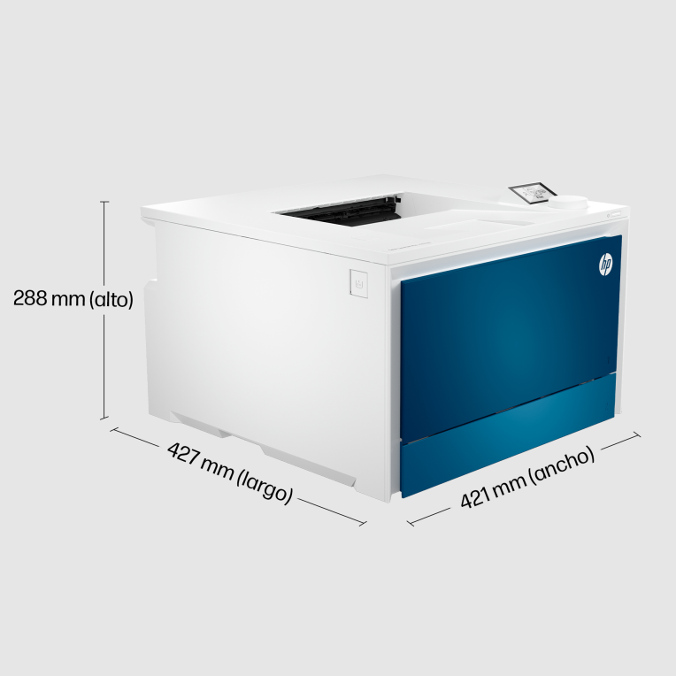 IMPRESORA HP LASERJET COLOR PRO 4202dn DUPLEX BLANCA / AZUL - detalle