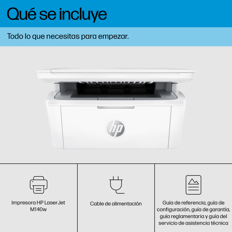 IMPRESORA HP LASERJET M140w MFP - detalle