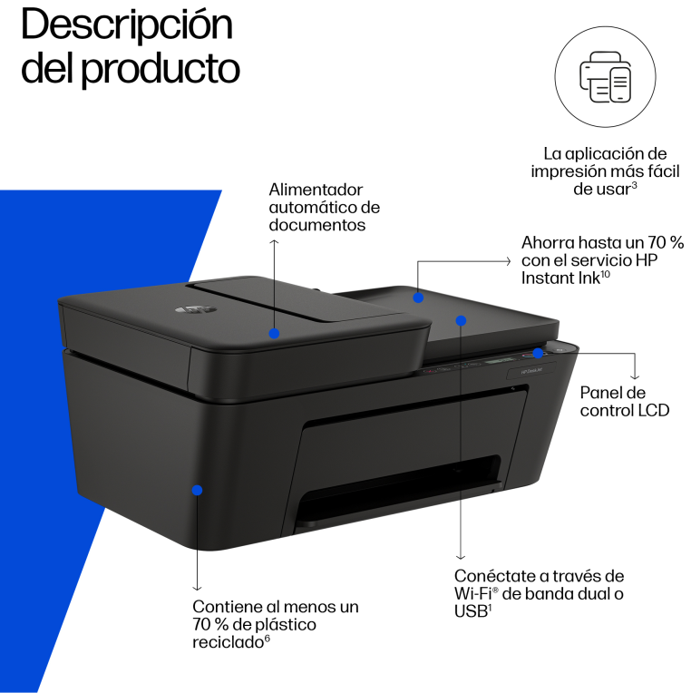 IMPRESORA HP MULTIFUNCION DESKJET 4310 - detalle