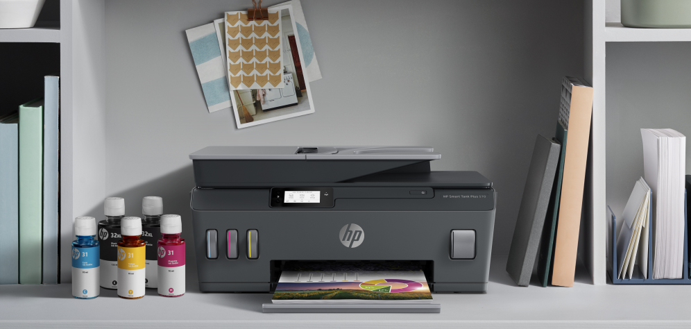 IMPRESORA HP multifuncion inkjet Smart Tank Plus 570 - detalle