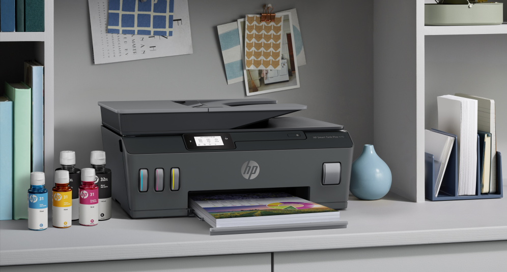 IMPRESORA HP multifuncion inkjet Smart Tank Plus 570 - detalle