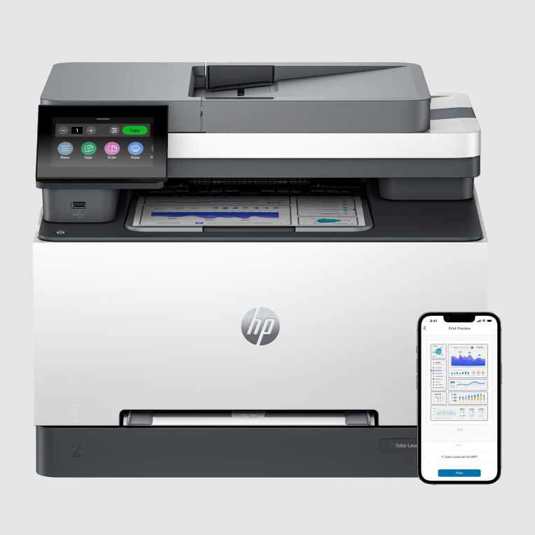 IMPRESORA HP MULTIFUNCION LASER COLOR PRO MFP 3302sdw - detalle
