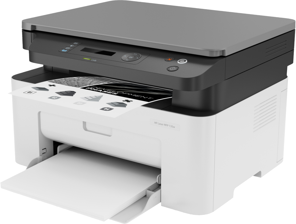 IMPRESORA HP MULTIFUNCION LASER MFP 135W B/N - detalle