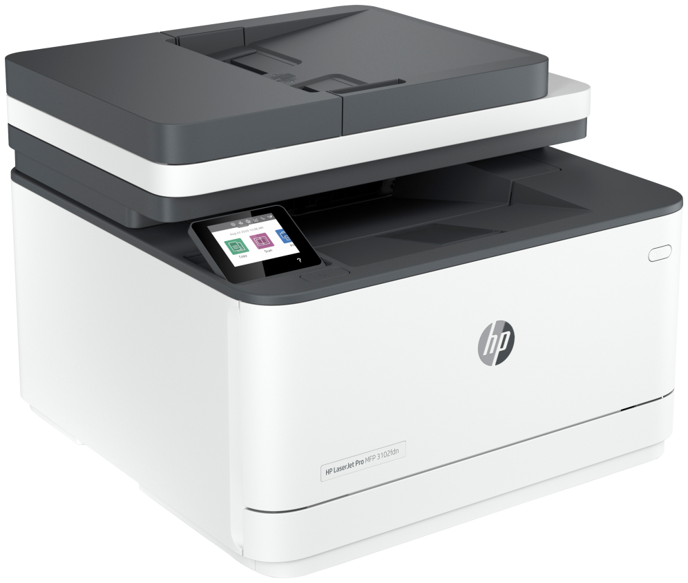 IMPRESORA HP MULTIFUNCION MONOCROMO LASERJET PRO 3102FDN FAX DUPLEX BLANCA - detalle
