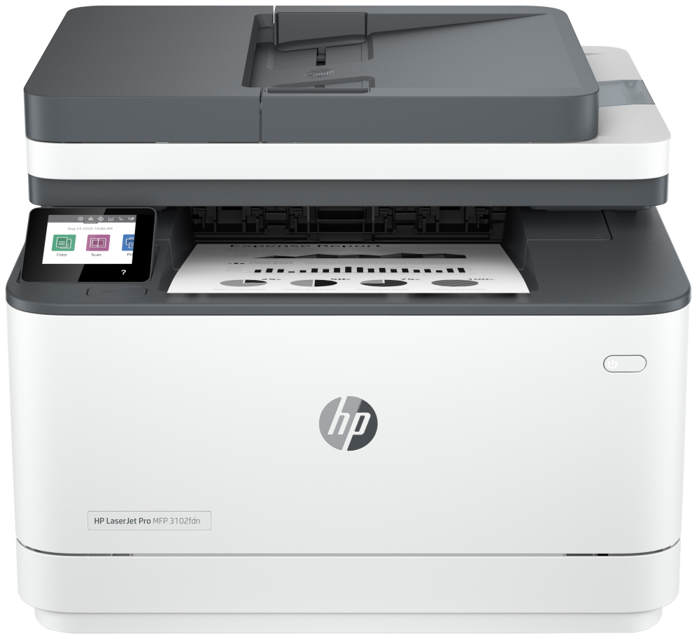 IMPRESORA HP MULTIFUNCION MONOCROMO LASERJET PRO 3102FDN FAX DUPLEX BLANCA