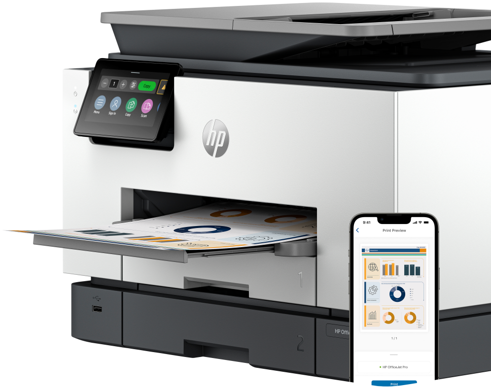 IMPRESORA HP MULTIFUNCION OFFICEJET PRO 9130B - detalle