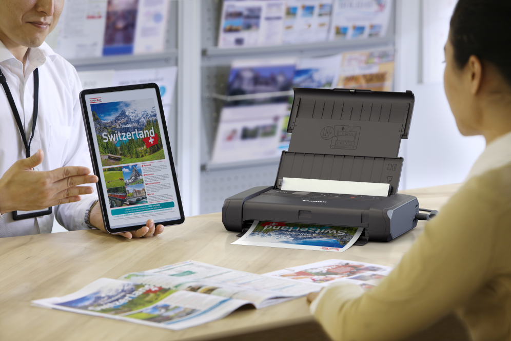 IMPRESORA INYECCIONN DE TINTA WI-FI CANON MAXIFY BX110 DUPLEX MANUAL COLOR OLED - detalle