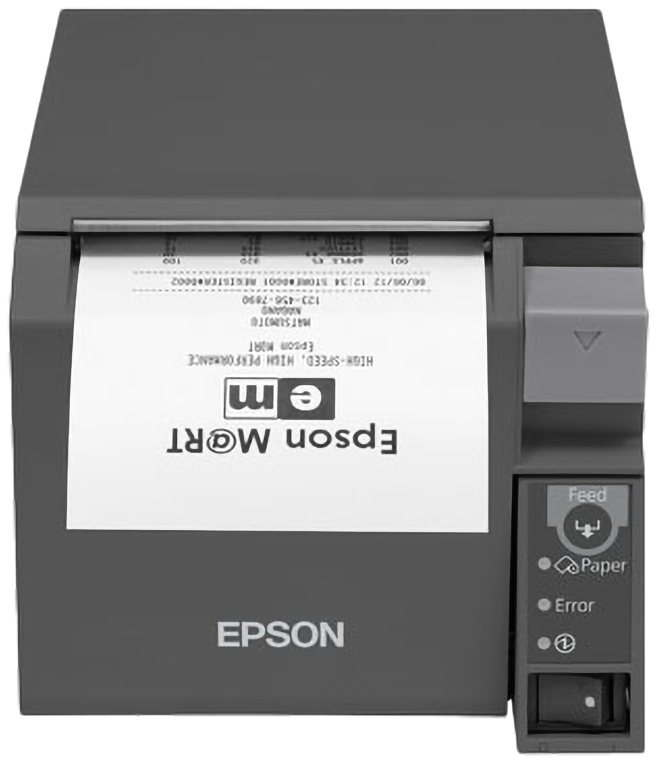 IMPRESORA TERMICA EPSON TM-T70II 80MM USB + RS232 NEGRA