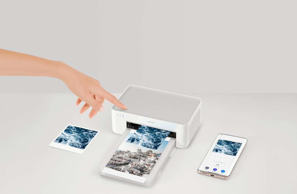 IMPRESORA XIAOMI INSTANT PRINTER PHOTO 1S SET WHITE - detalle
