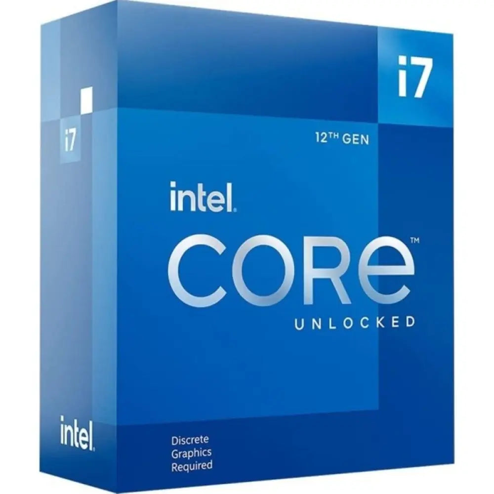 Procesador Intel Core i7 12700KF de 5.0GHz con 25MB de caché, para ensamblajes de PC y alto rendimiento.