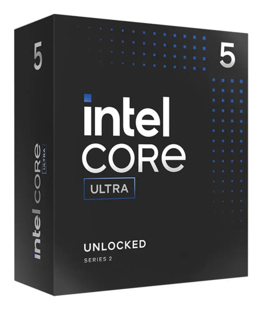 Procesador Intel Core Ultra 5 225 con 20 MB Smart Cache en caja, ideal para rendimiento en computadoras.