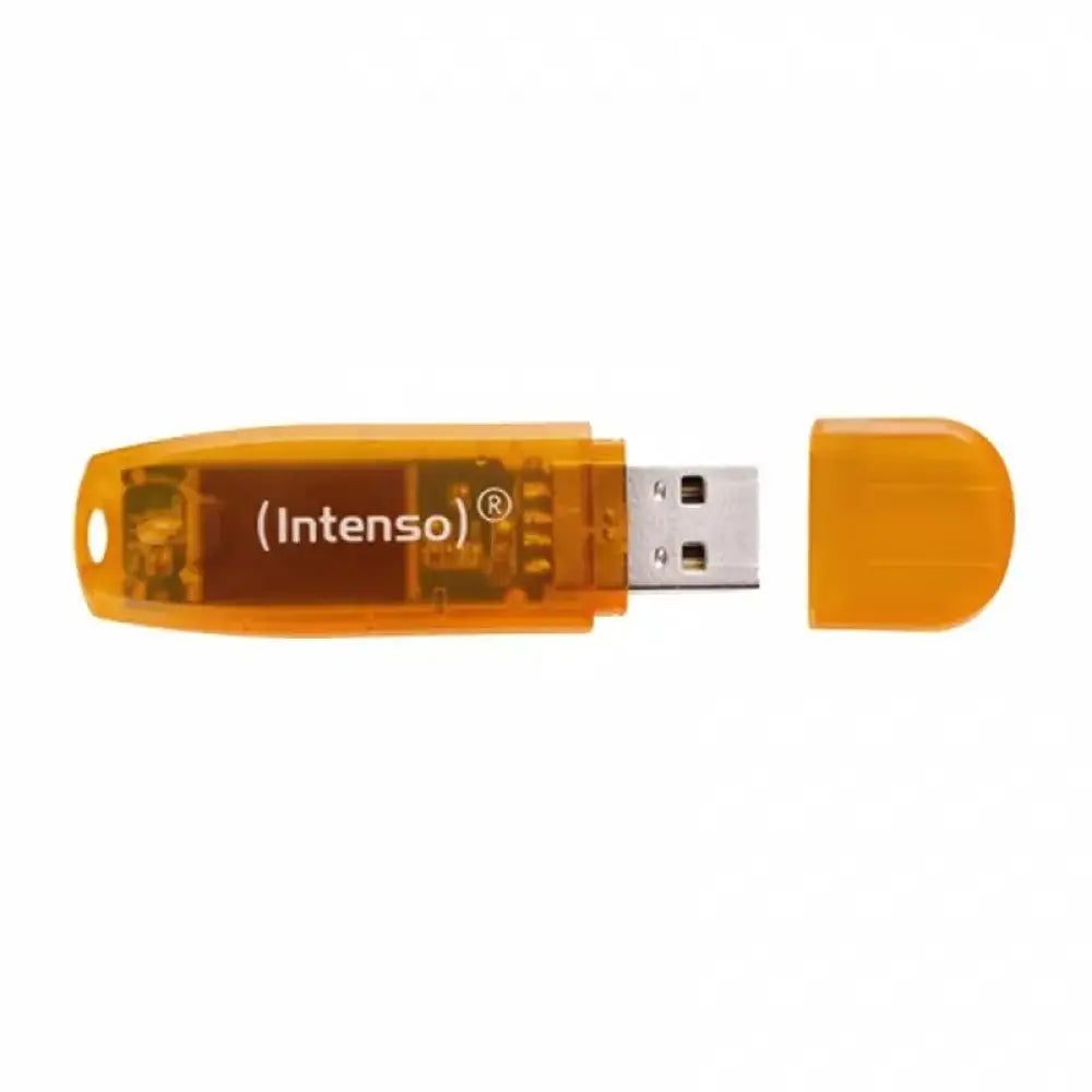 Intenso 3502490 Lápiz USB 2.0 Rainbow 64GB Naranja - detalle