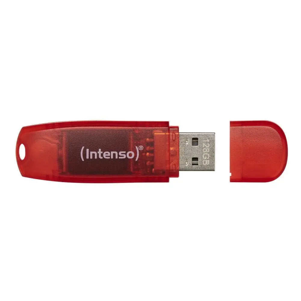 Intenso 3502491 Lápiz USB 2.0 Rainbow 128GB Rojo - detalle