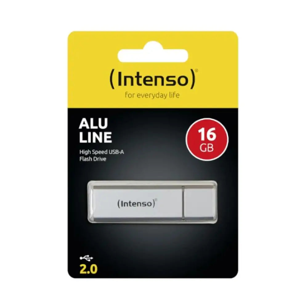Intenso 3521472 Lápiz USB 2.0 Alu 16GB Silver - detalle