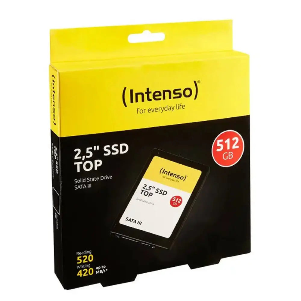 Intenso 3812450 Top SSD 512GB 2.5" Sata3 - detalle