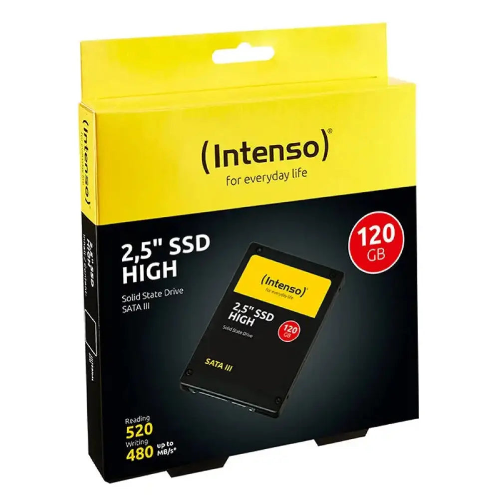 Intenso 3813430 HIGH SSD 120GB 2.5" Sata3 - detalle