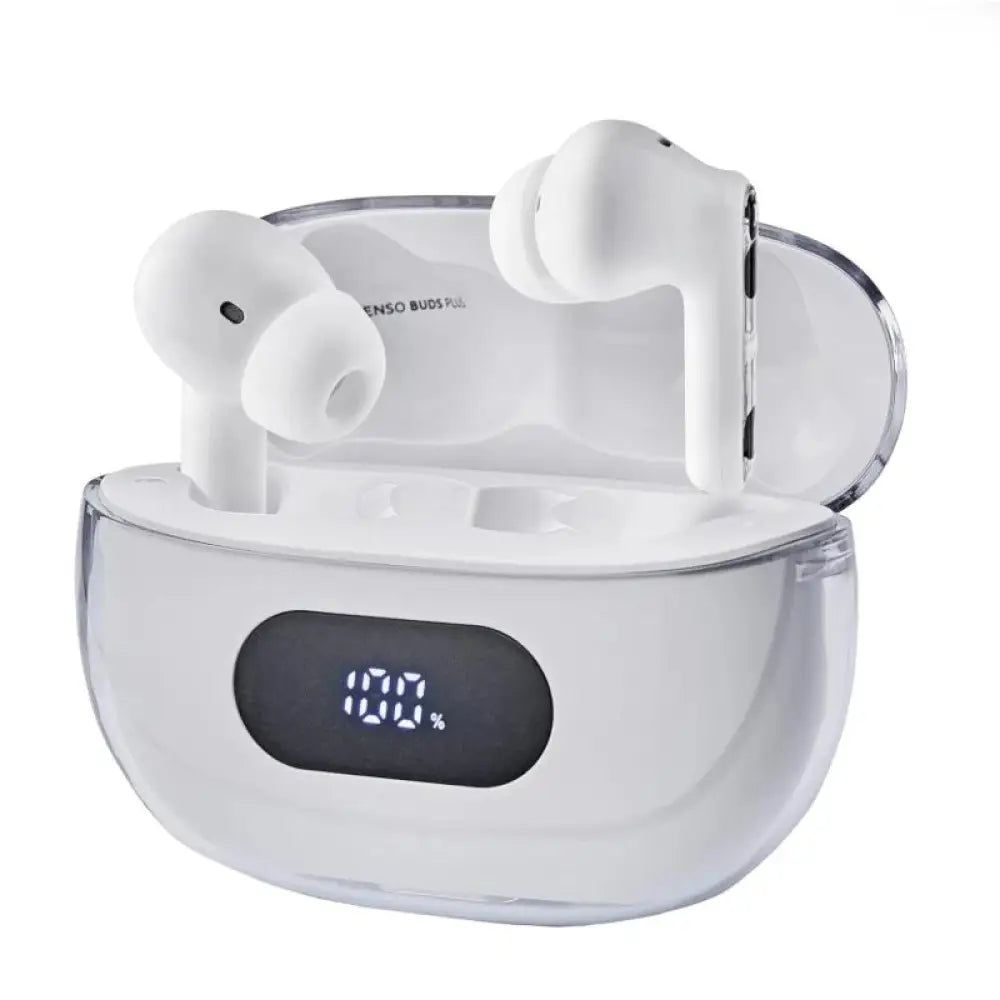 Intenso | Buds Plus Auriculares TWS ANC+ENC| Blanc - detalle