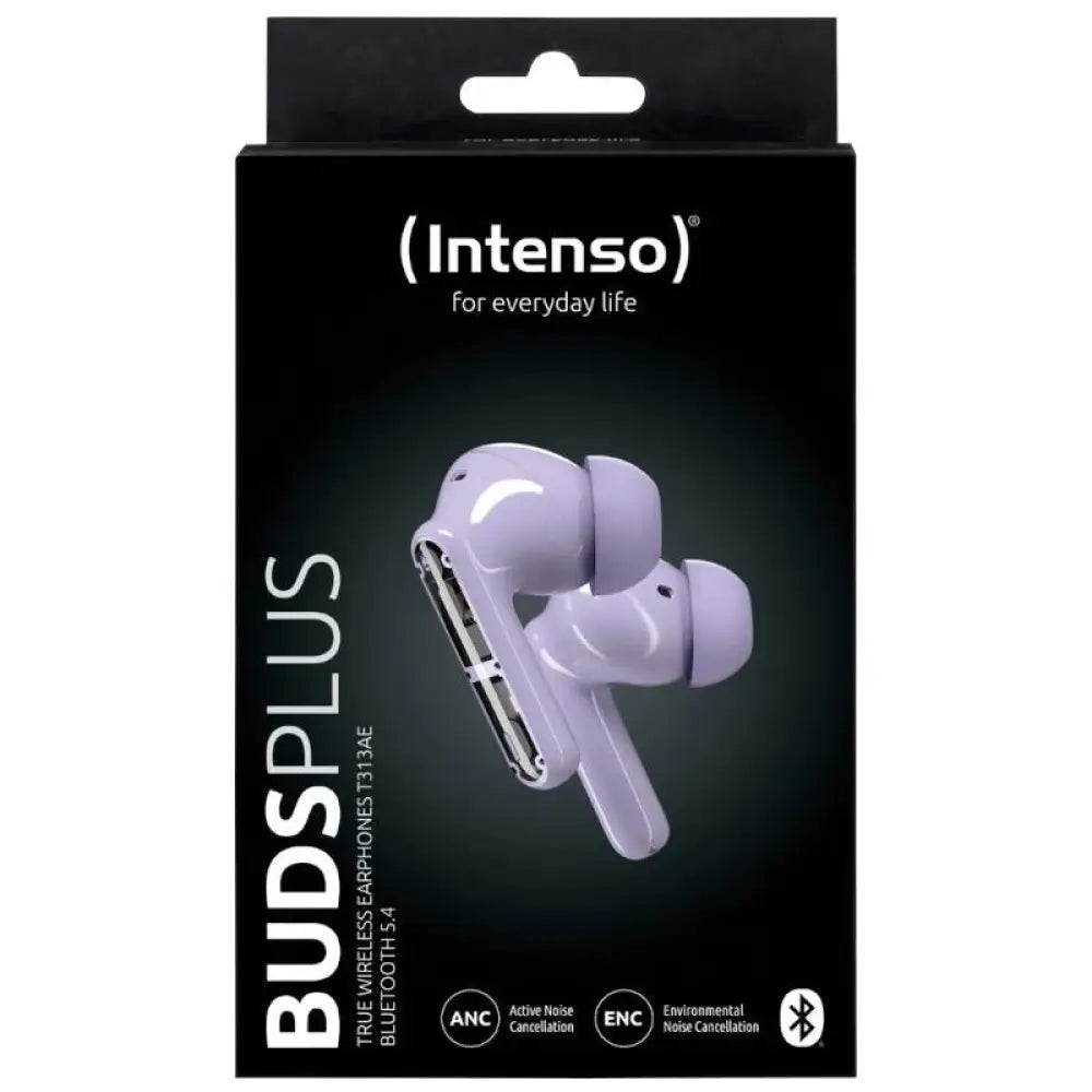 Intenso | Buds Plus Auriculares TWS ANC+ENC | lila - detalle