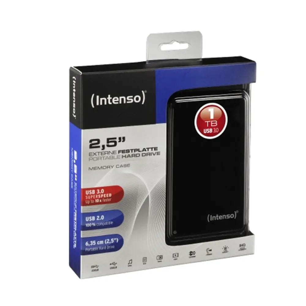 Intenso HDD Externo 6021560 1TB 2.5" USB 3.0 Negro - detalle