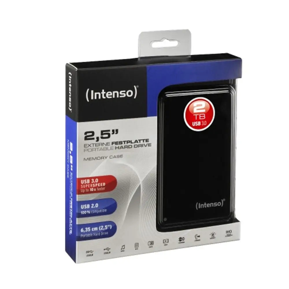 Intenso HDD Externo 6021580 2TB 2.5" USB 3.0 Negro - detalle