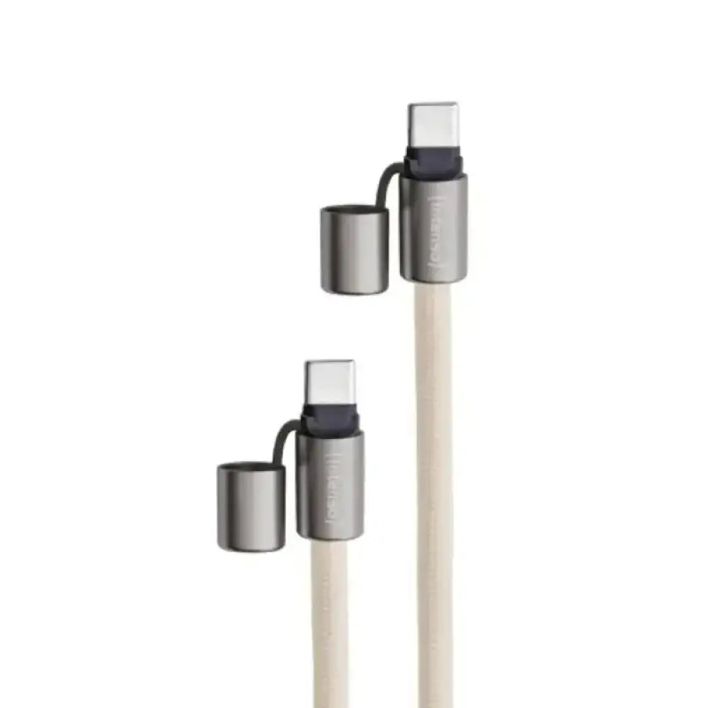 Intenso Lanyard Cable USB-C > C 1,65 m Beige - detalle
