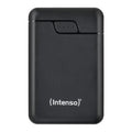 PowerBank Intenso B10000 de 10000 mAh en color negro, con diseño compacto y puerto de carga USB para dispositivos móviles.