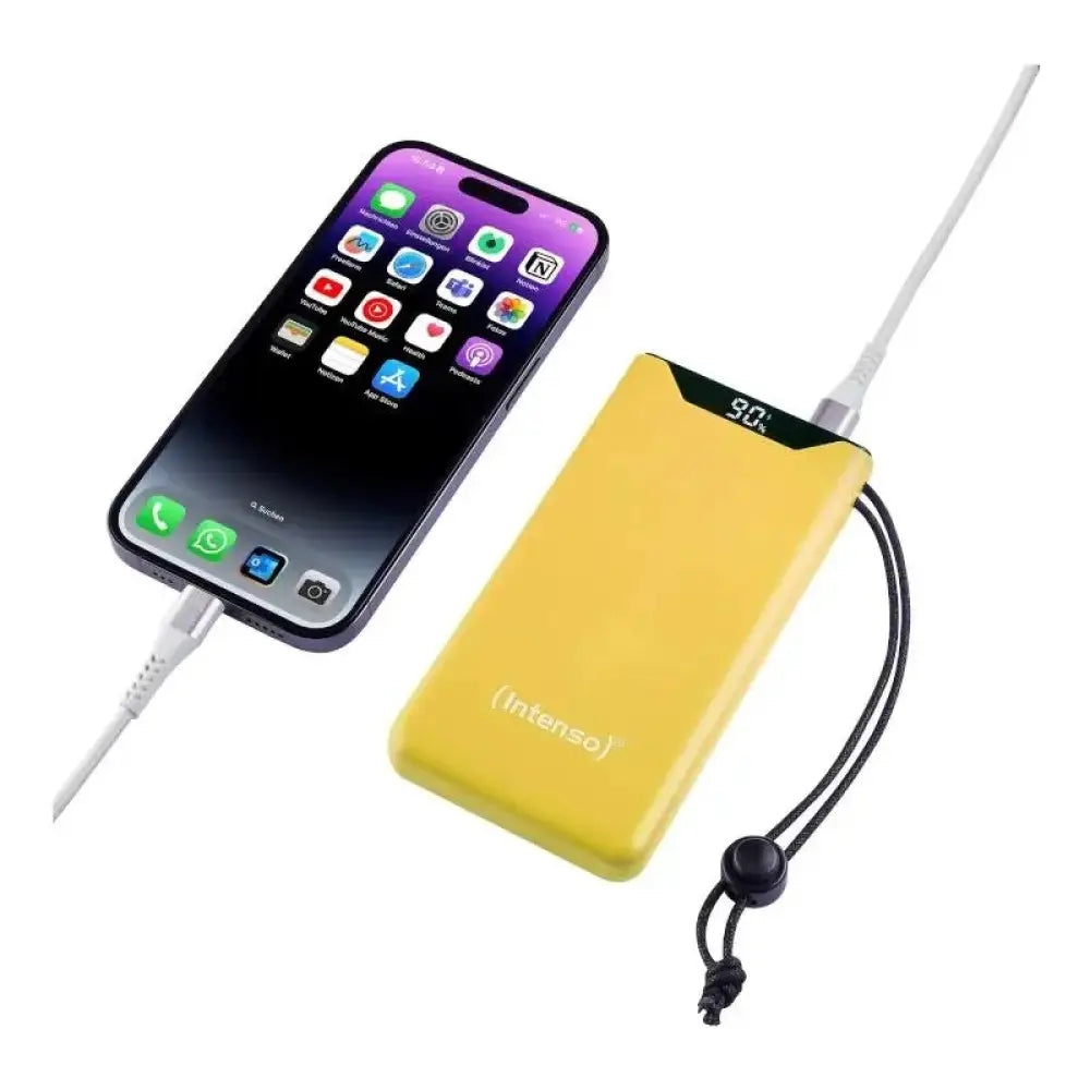 Intenso | PowerBank F10000 | 10000 mAh | Amarillo - detalle