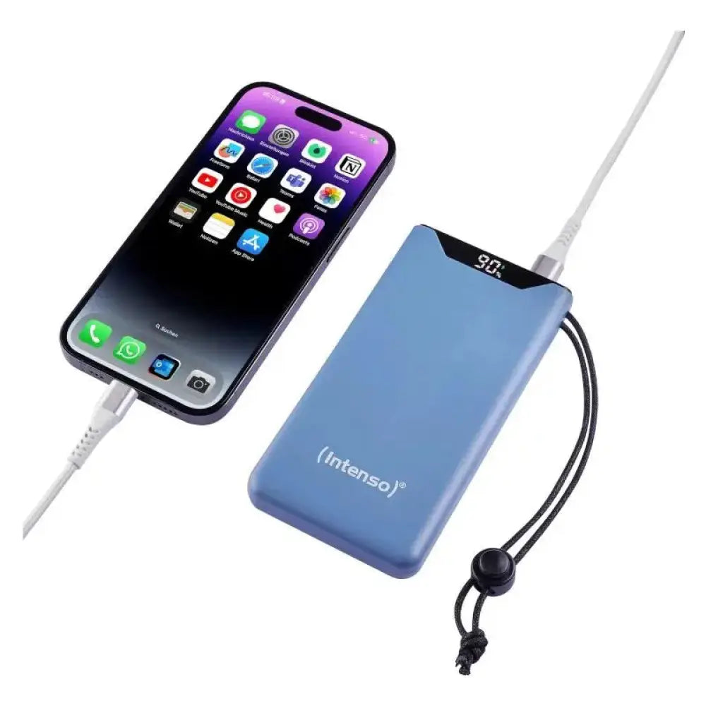Intenso | PowerBank F10000 | 10000 mAh | Azul - detalle