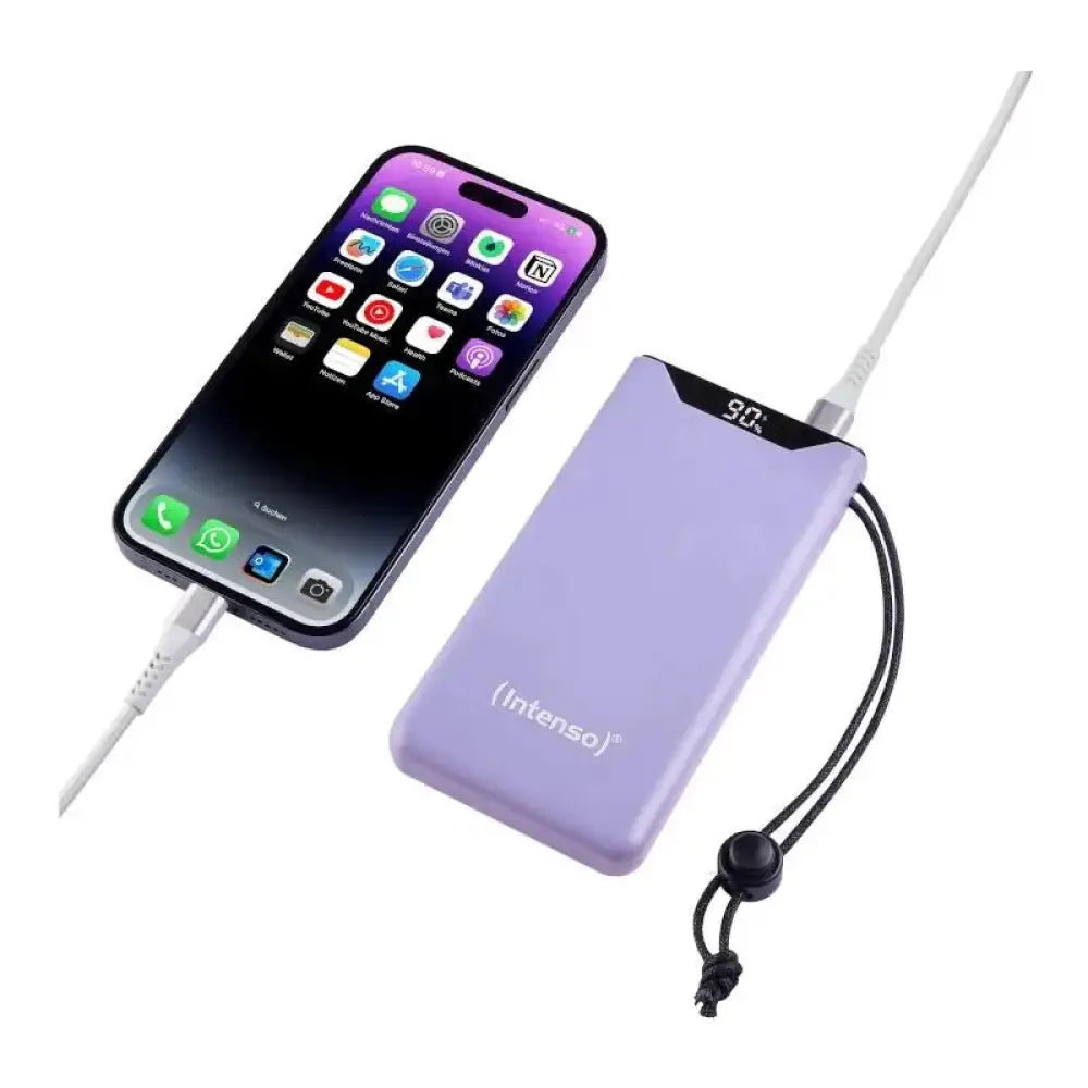 Intenso | PowerBank F10000 | 10000 mAh | Lila - detalle
