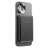 Powerbank INTENSO MW10000 MagSafe gris, carga portátil con diseño compacto y conexión MagSafe para dispositivos compatibles.