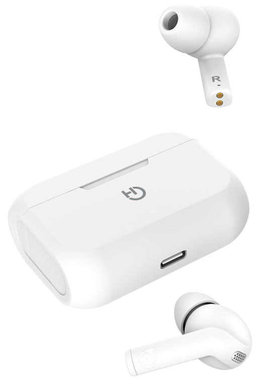 INTRAURICULAR HIDITEC BLUETOOTH TRUE WIRELESS FENIX WHITE GAMING MODE - detalle