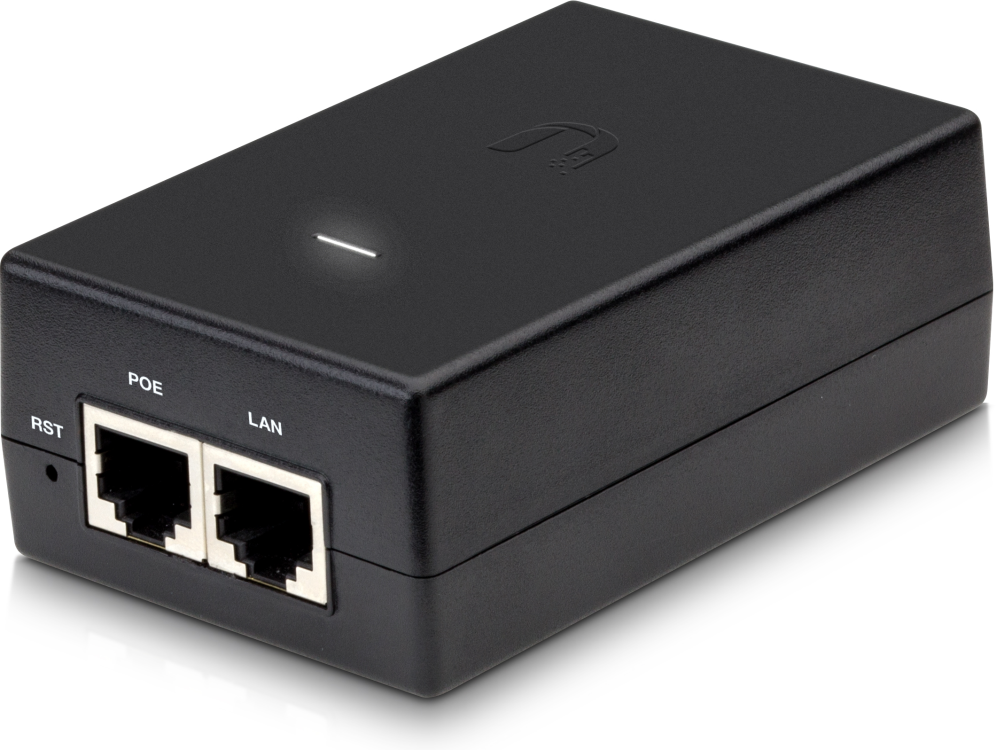 INYECTOR POE UBIQUITI POE-24-24W-G ISP POE INJECTORS 24V 24W 1A GIGA