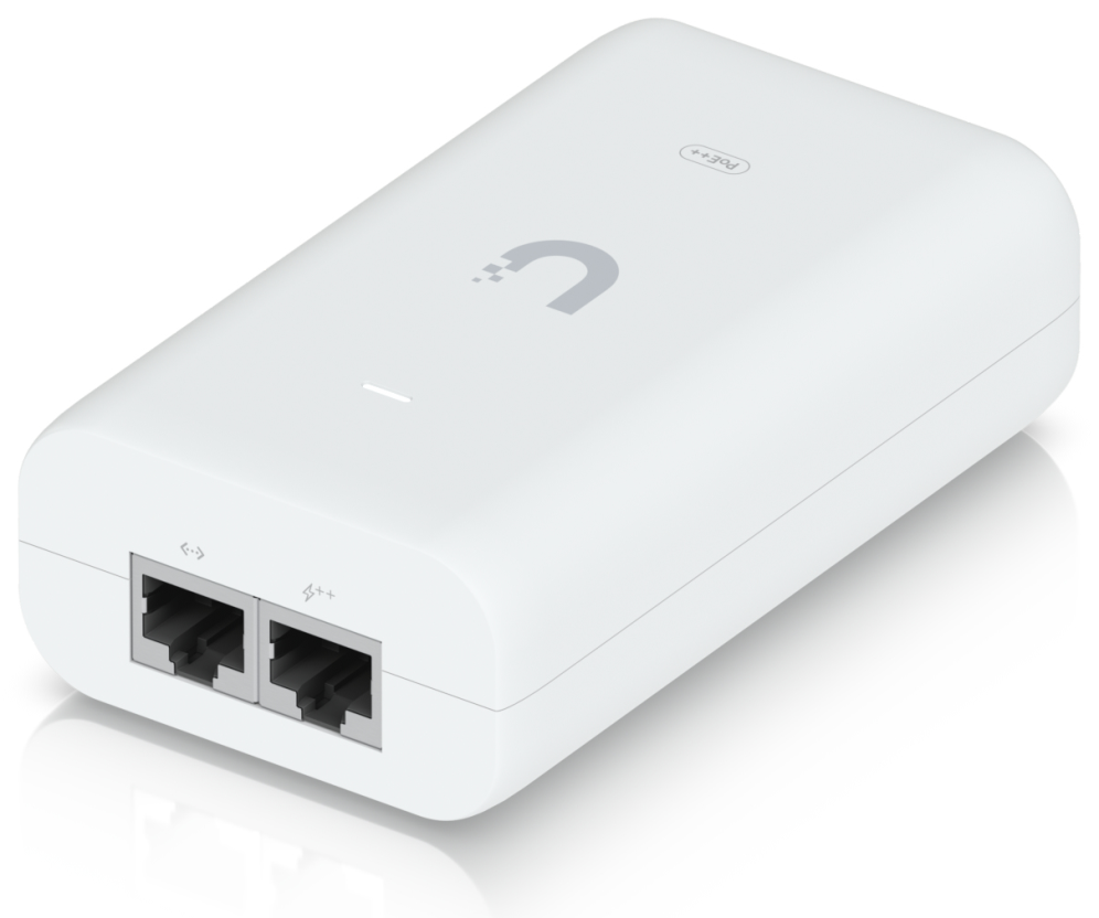 INYECTOR POE++ UBIQUITI U-POE++ 60W 48V 1,25A - detalle