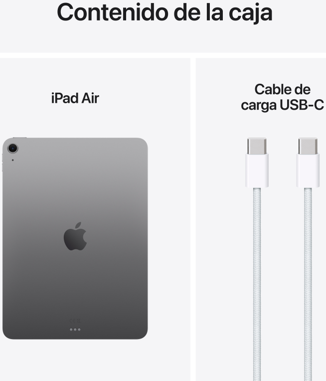 IPAD APPLE iPAD AIR M3 11" 128GB SPACE GREY - detalle