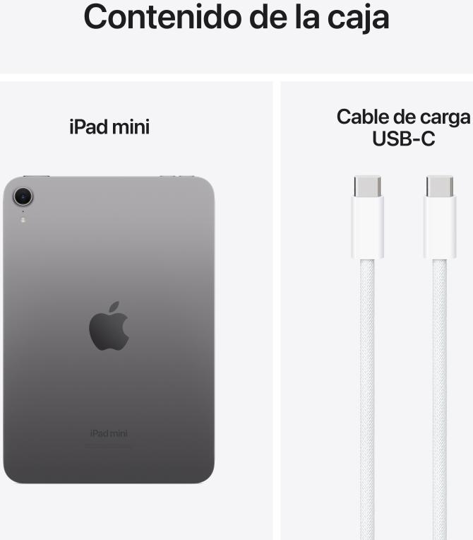 IPAD APPLE IPAD MINI 2024 8,3" A17 PRO WI-FI 128GB GREY - detalle
