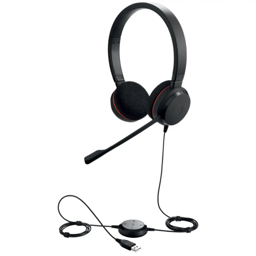 Jabra Evolve 20 Auriculares Alámbrico Diadema Oficina/Centro de llamadas USB tipo A Negro - detalle