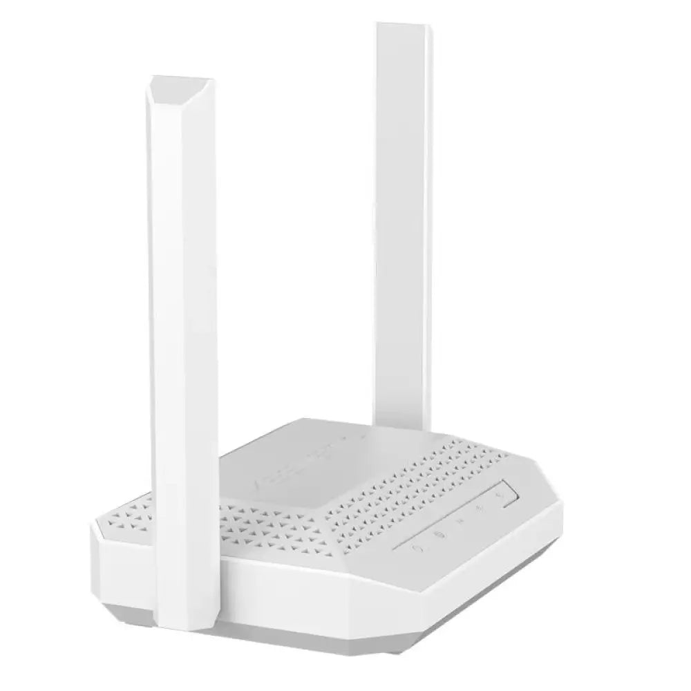 Router inalámbrico KEENETIC Racer WiFi6 Mesh AX3000 con 2 puertos GbE, diseño compacto y tecnología avanzada.