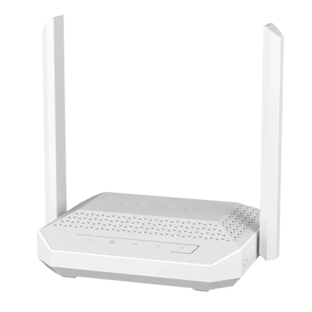Router inalámbrico Keenetic Racer WiFi 6 Mesh AX3000 con puertos 2xGbE, diseño moderno y rendimiento avanzado.