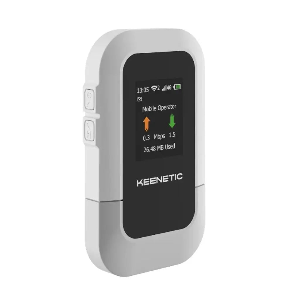 Router inalámbrico KEENETIC Roamer 4G WiFi 6 AX230, dispositivo móvil para conexión rápida y estable.